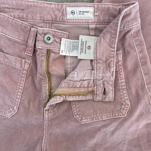 Ag Kassie Corduroy Jeans- Pink - Picture 6 of 8